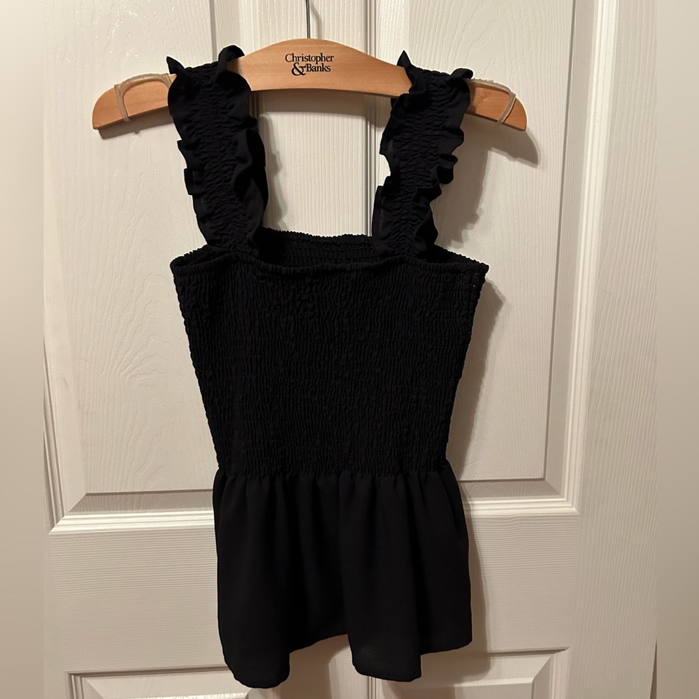 Black stretchy tank